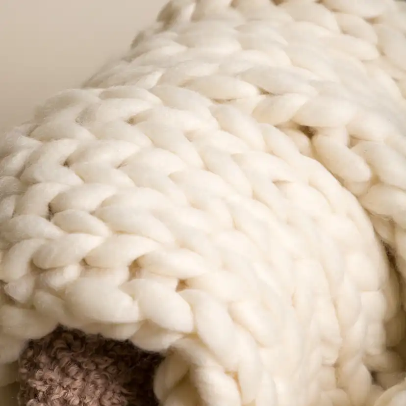 Kate Throw Polyester - Beige / - 130*170 Beige