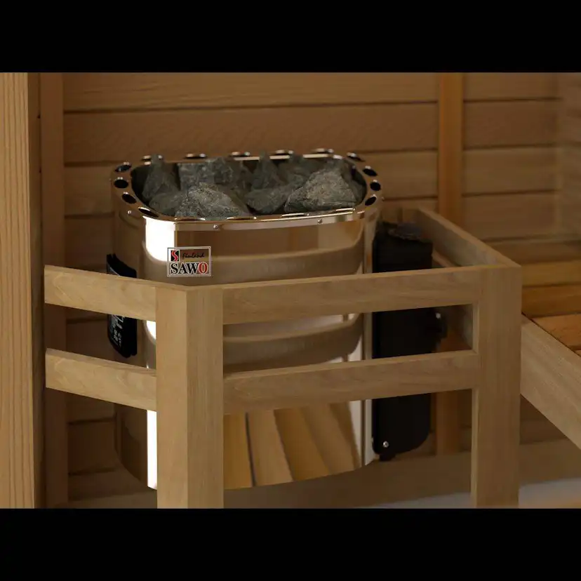 Elektriskt Bastuaggregat SAWO Rostfri Scandia 3P-1P