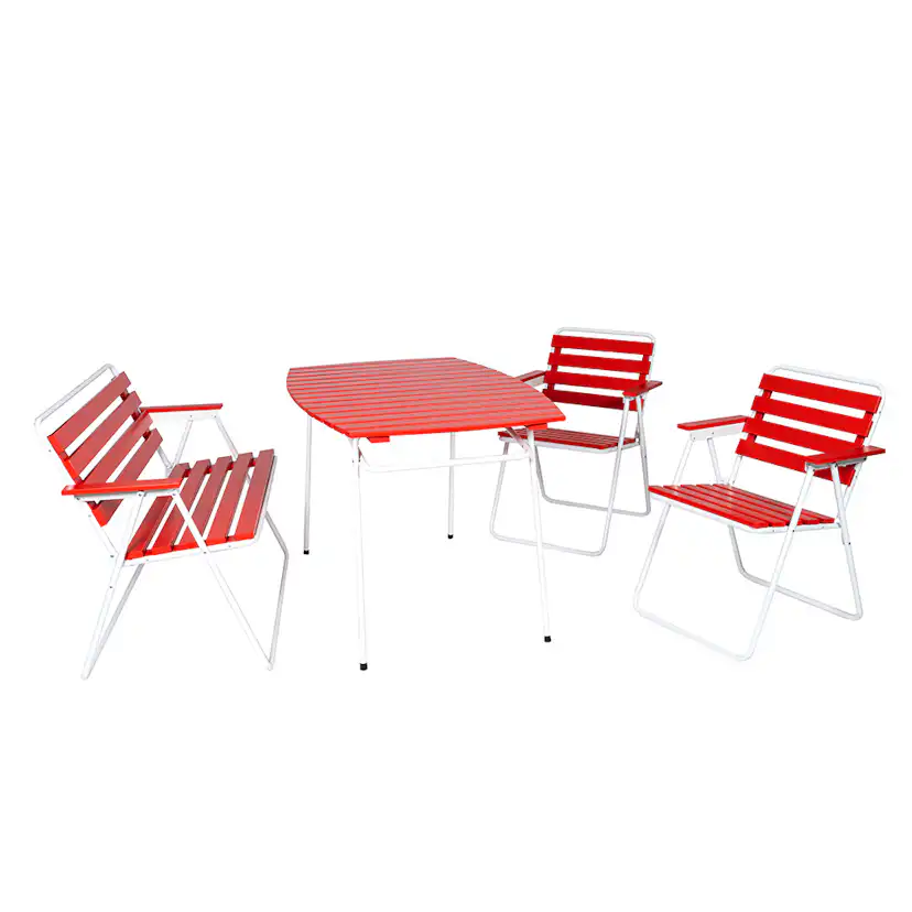 Matgrupp Utomhus Varax Retro 403 med Bänk
