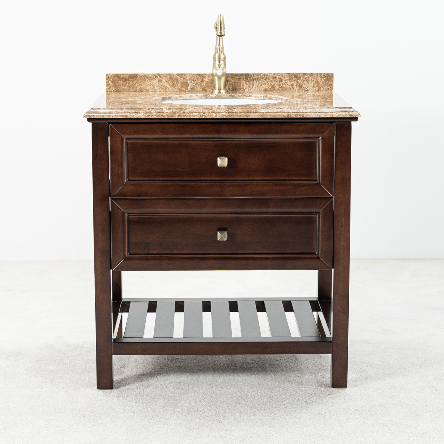 Tvättställsskåp Vesani Utah Beige Marmor