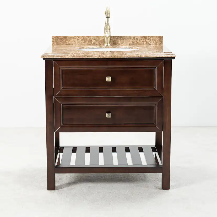 Tvättställsskåp Vesani Utah Beige Marmor