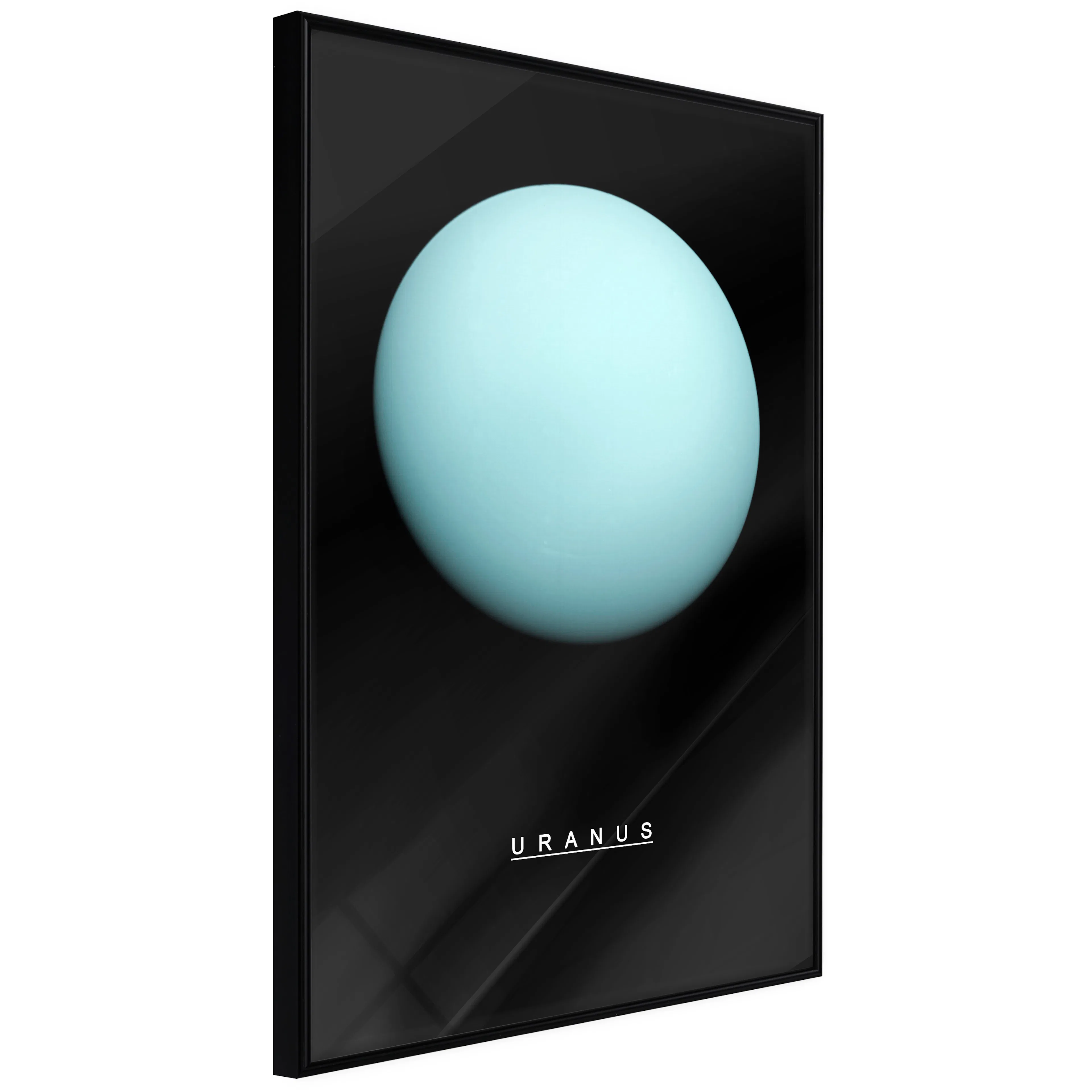 Affisch - Uranus [Poster] 20x30 Svart ram, 20x30 cm