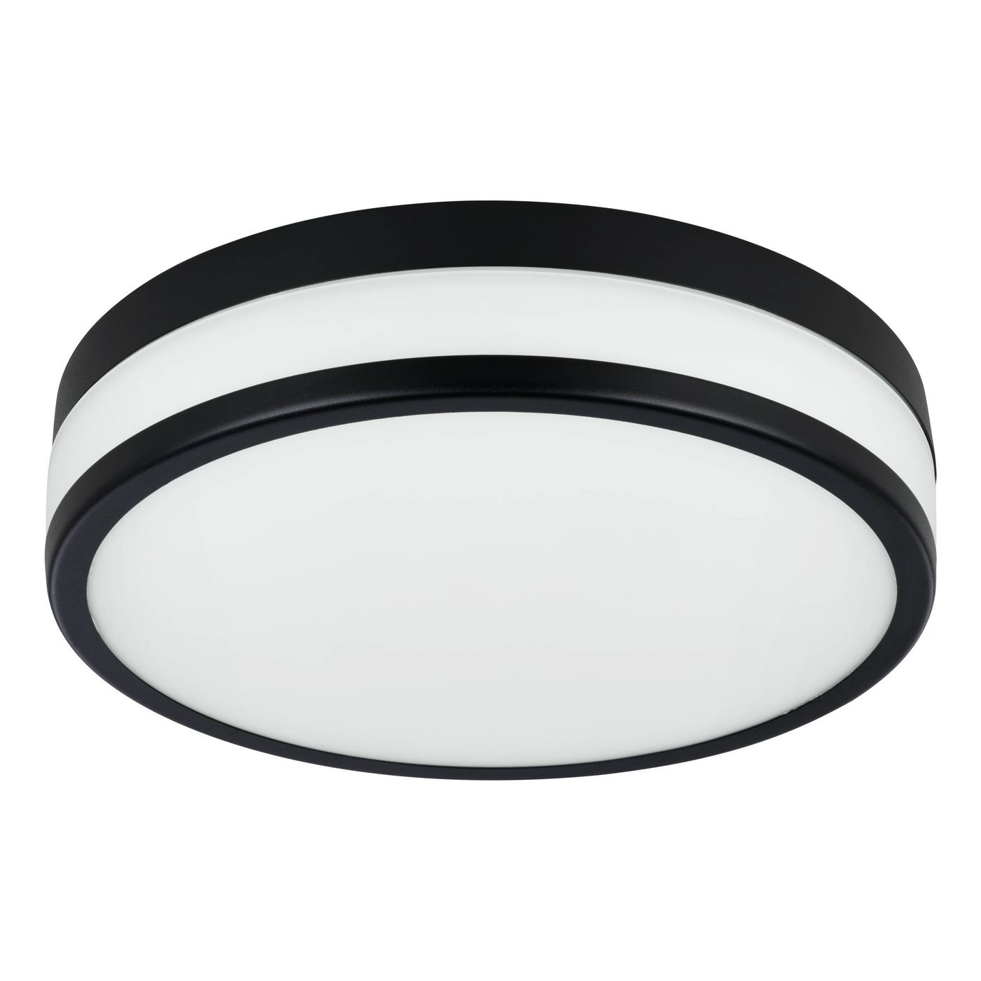 Vägg-/Taklampa Eglo Led Palermo 295 mm, Svart/Vit