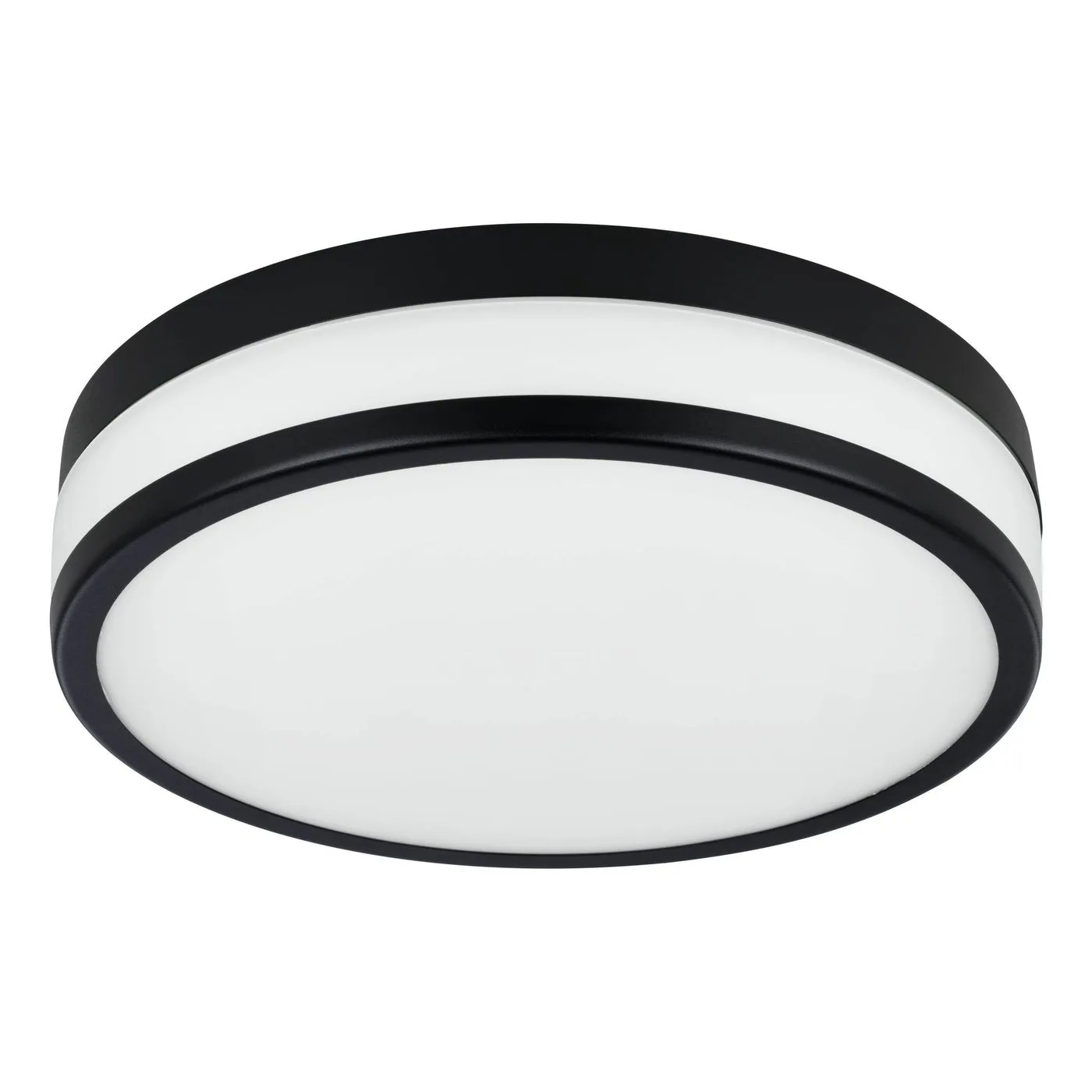 Vägg-/Taklampa Eglo Led Palermo 295 mm, Svart/Vit