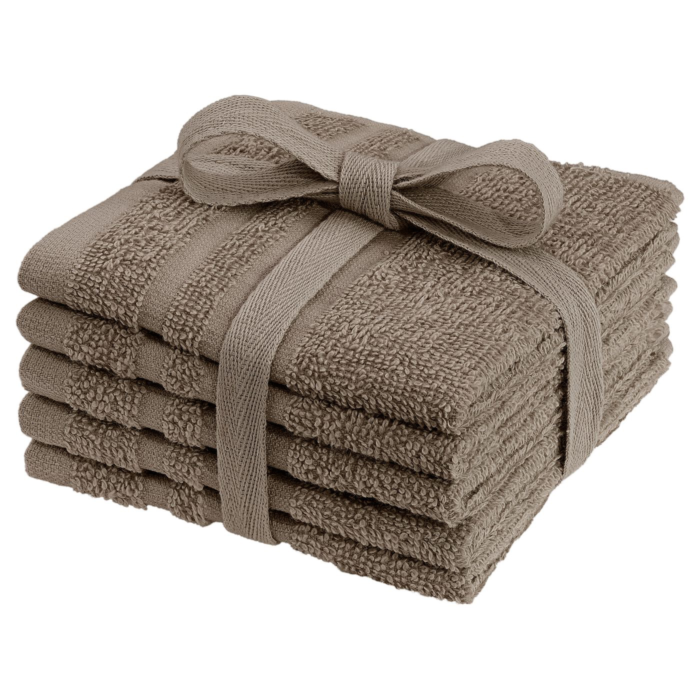Tvättlappar Borganäs of Sweden Basic 25 x 25 cm Brun
