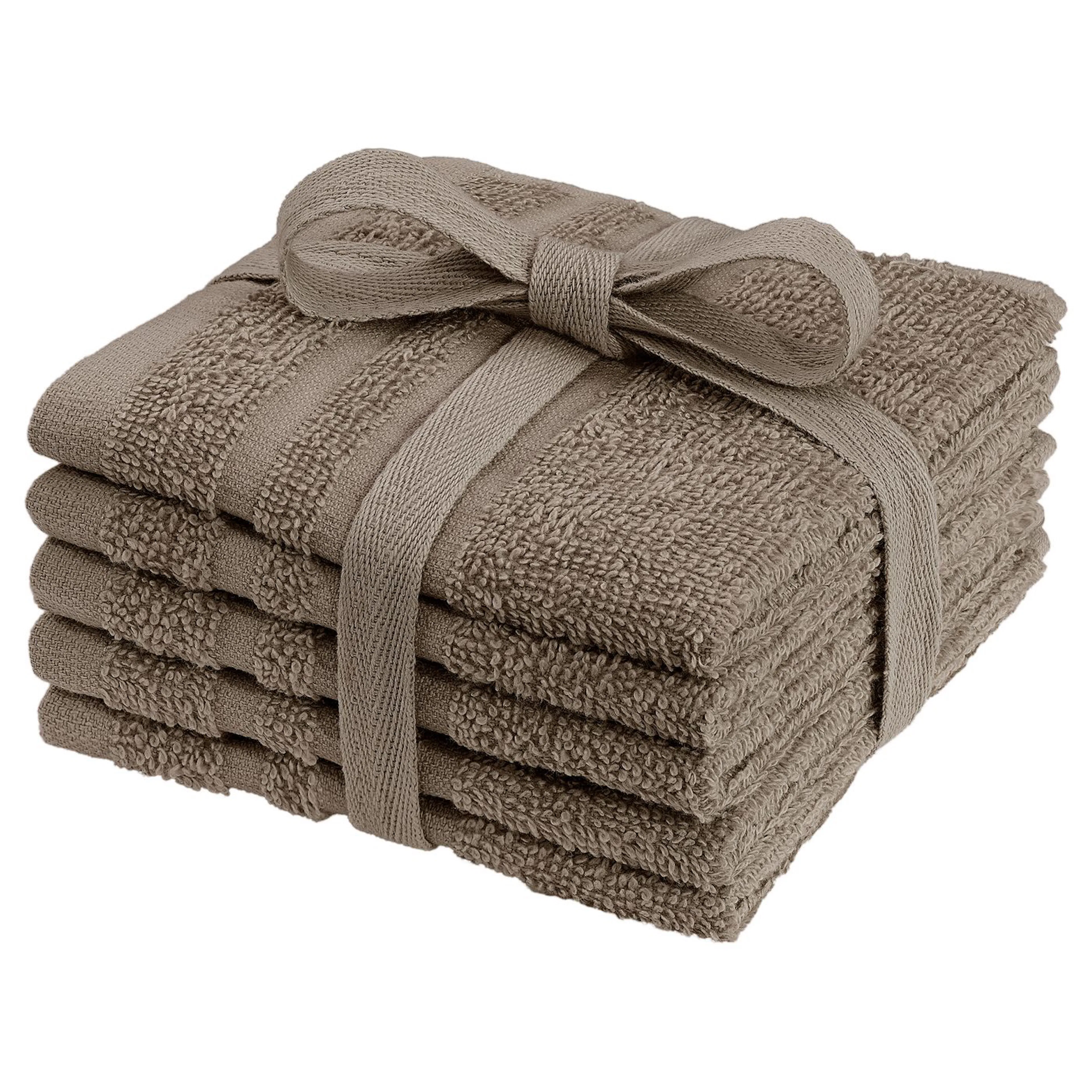 Tvättlappar Borganäs of Sweden Basic 25 x 25 cm Brun