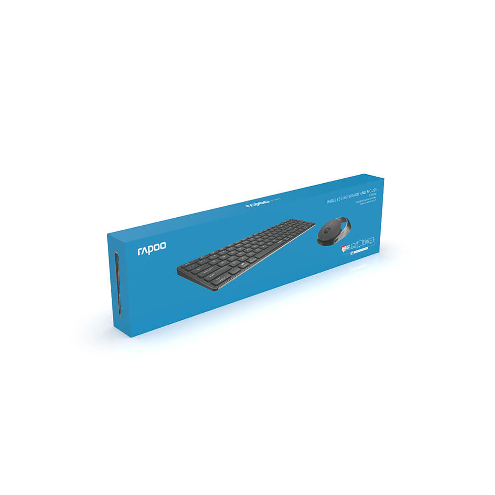 Tangentbord/Mus Set RAPOO 9750M Multi-Mode Trådlös