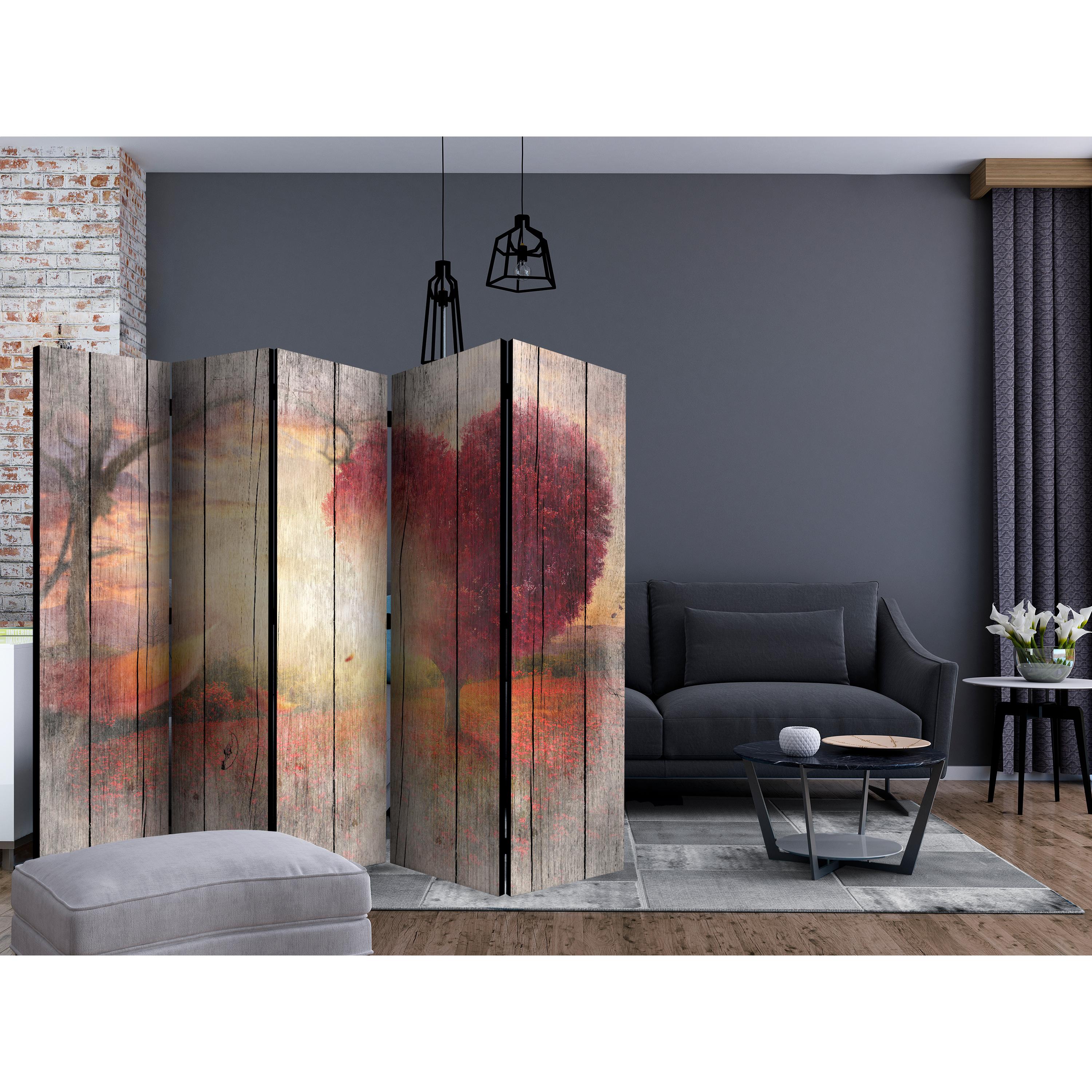 Rumsavdelare Skärmvägg Arkiio Autumnal Love II 225x172 cm