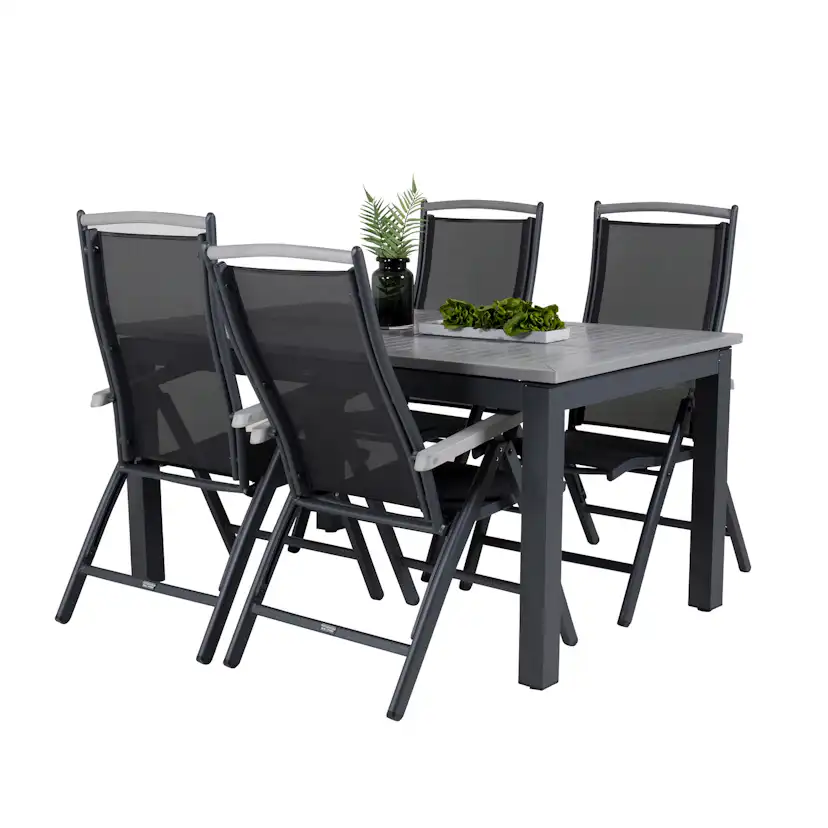 Matgrupp Venture Home Aleyna 160/240 med 4 Stolar