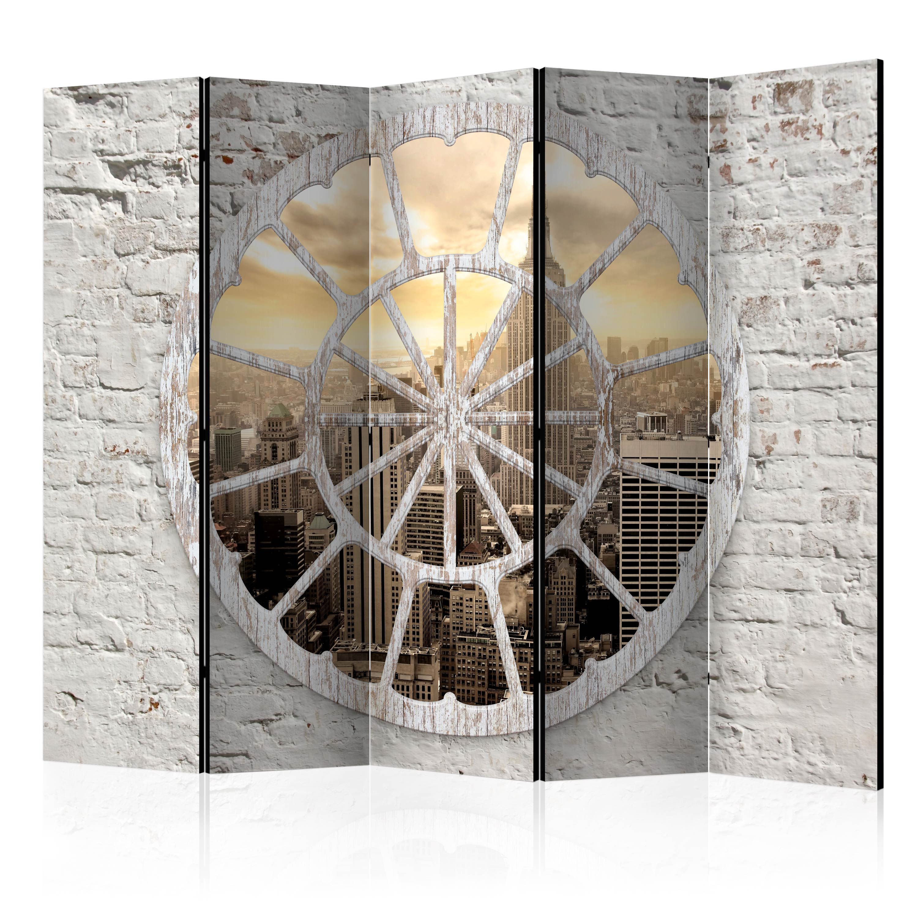 Rumsavdelare Skärmvägg Arkiio New York A View through the Window II 225x172 cm