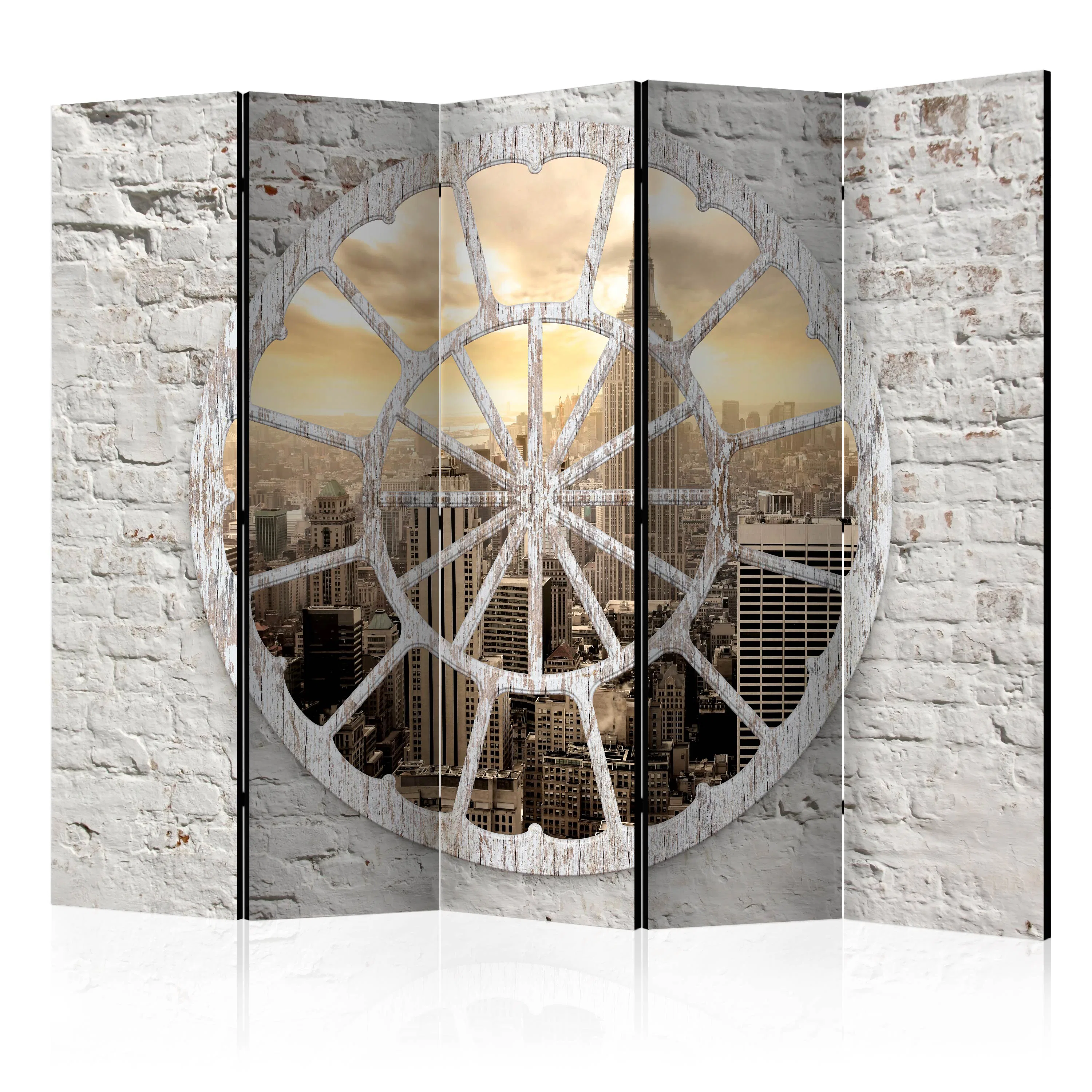 Rumsavdelare Skärmvägg Arkiio New York A View through the Window II 225x172 cm