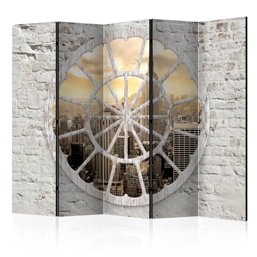 Rumsavdelare Skärmvägg Arkiio New York A View through the Window II 225x172 cm