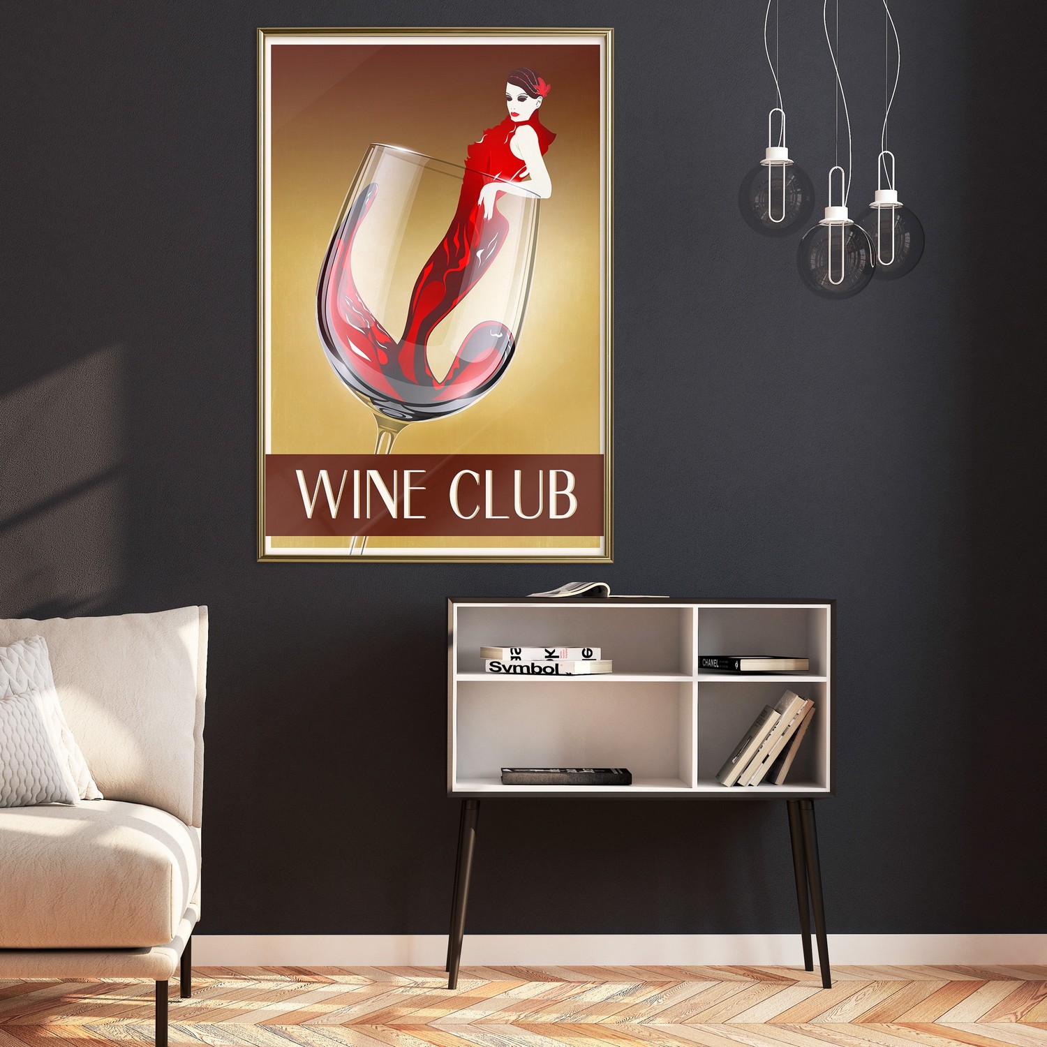 Poster Artgeist Affisch Wine Club