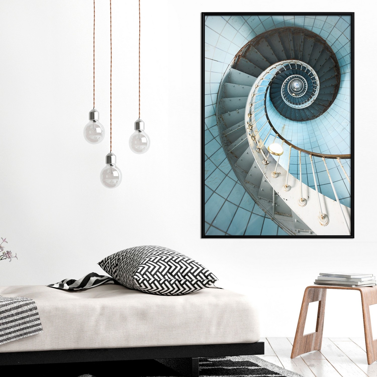 Poster Artgeist Affisch Fibonacci Stairs