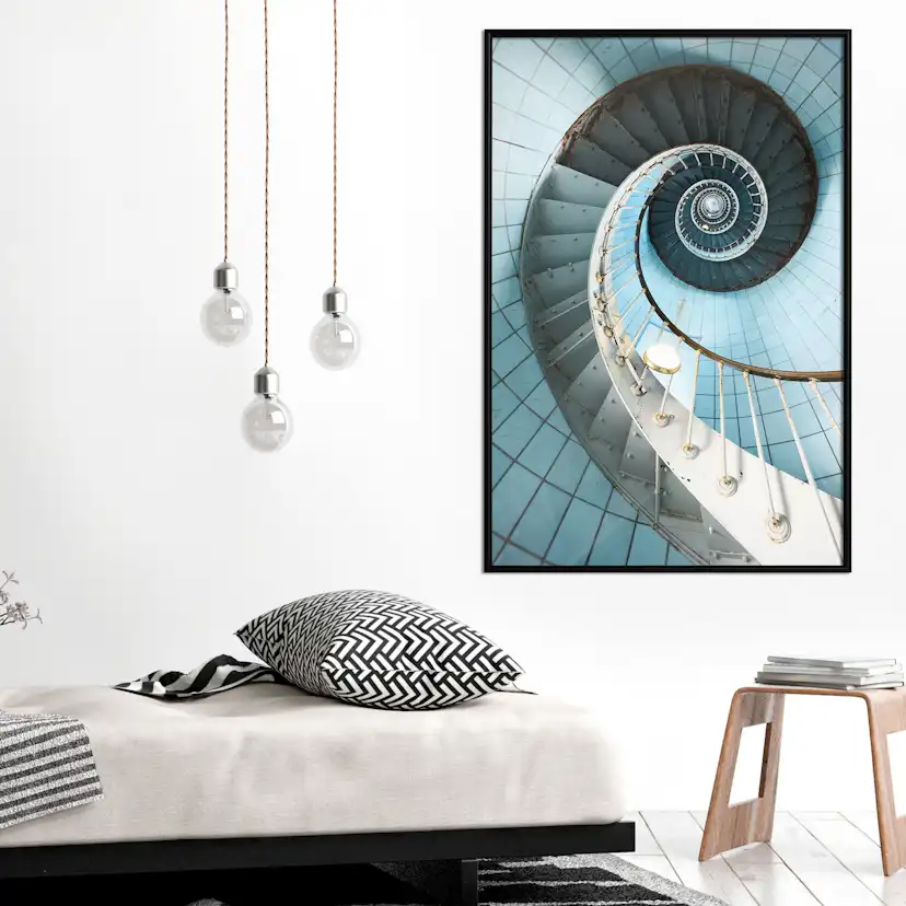 Poster Artgeist Affisch Fibonacci Stairs