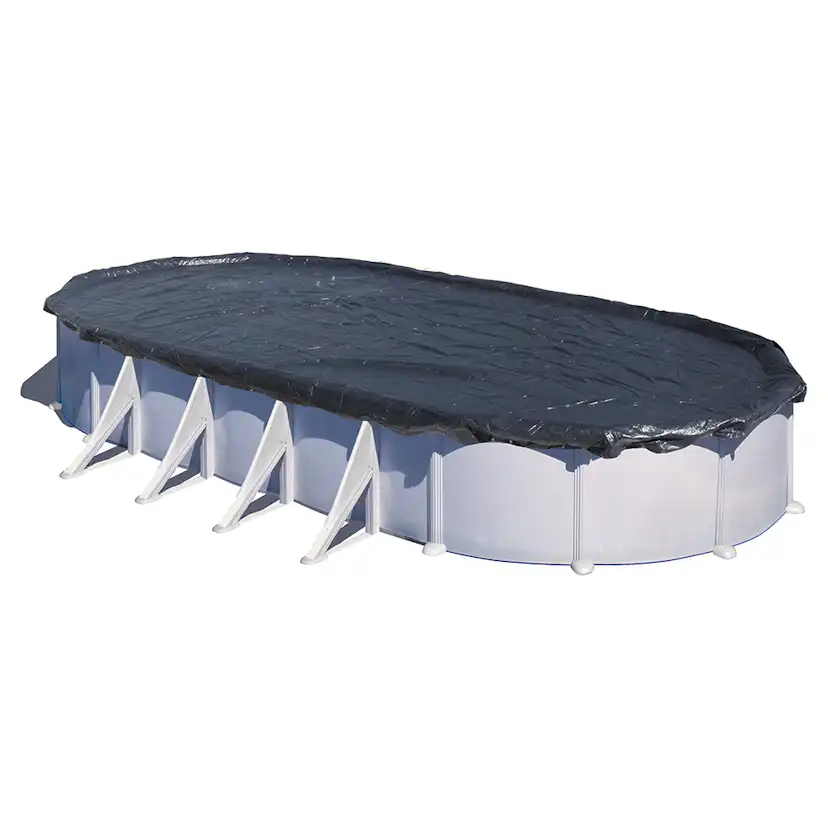 Poolöverdrag Gre Vinter För Oval Pool 610x375 cm