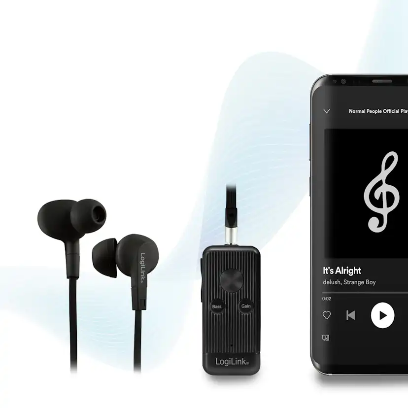 Stereo LogiLink Bluetooth 5.0 Audio-mottagare
