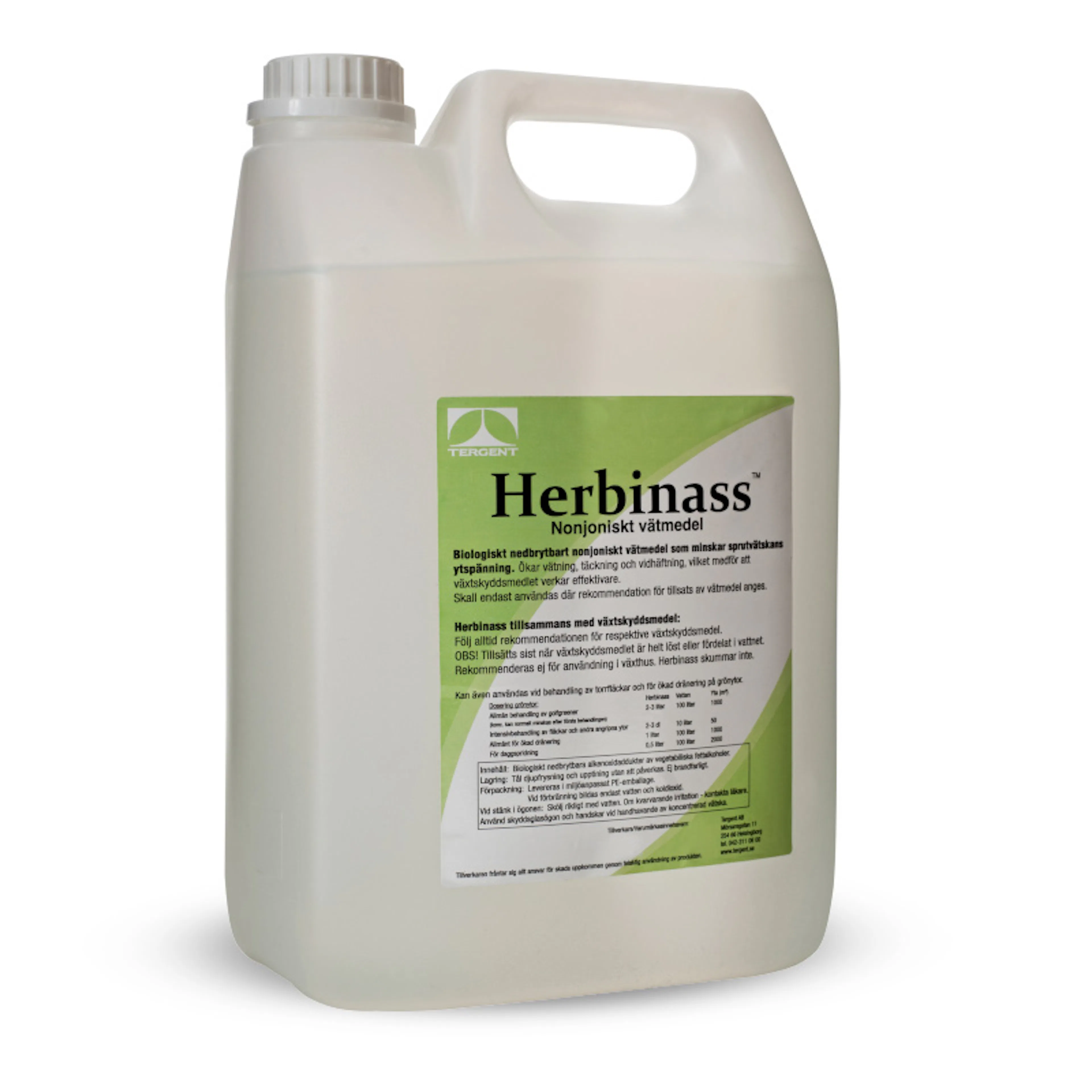 Vätmedel Tergent Herbinass 5 L