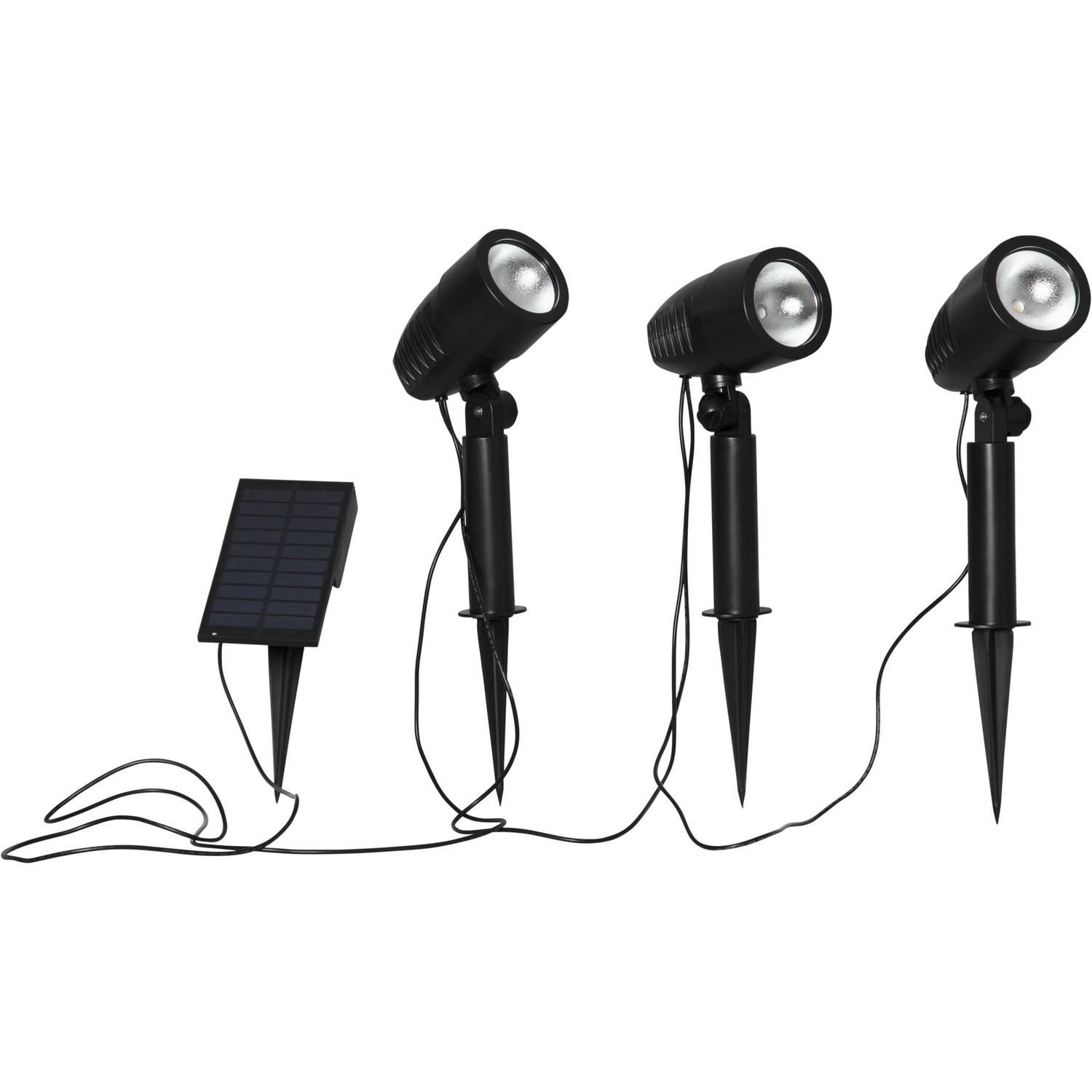 Solcells-Spotlight Star Trading Powerspot x 3
