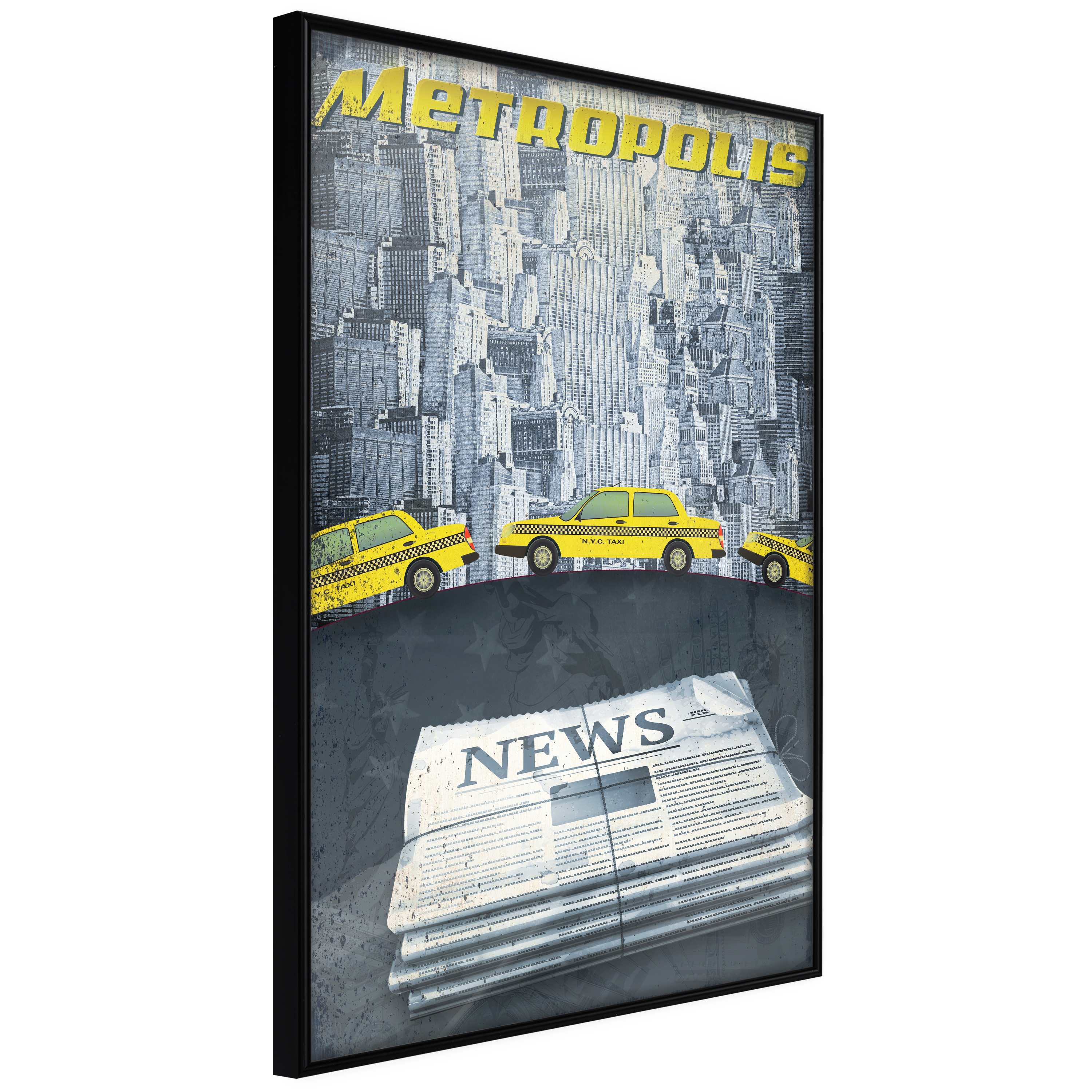 Poster Artgeist Affisch Metropolis