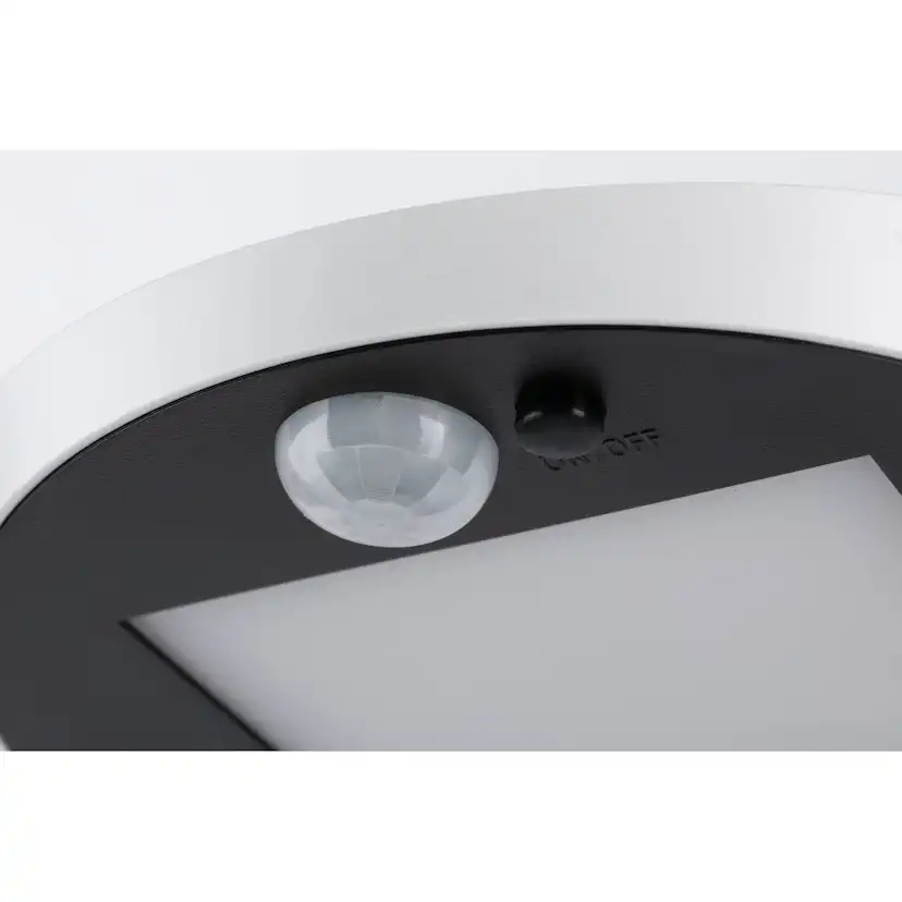 Fasadbelysning Solcell Paulmann Ryse LED med Rörelsesensor IP44 Färg: Vit