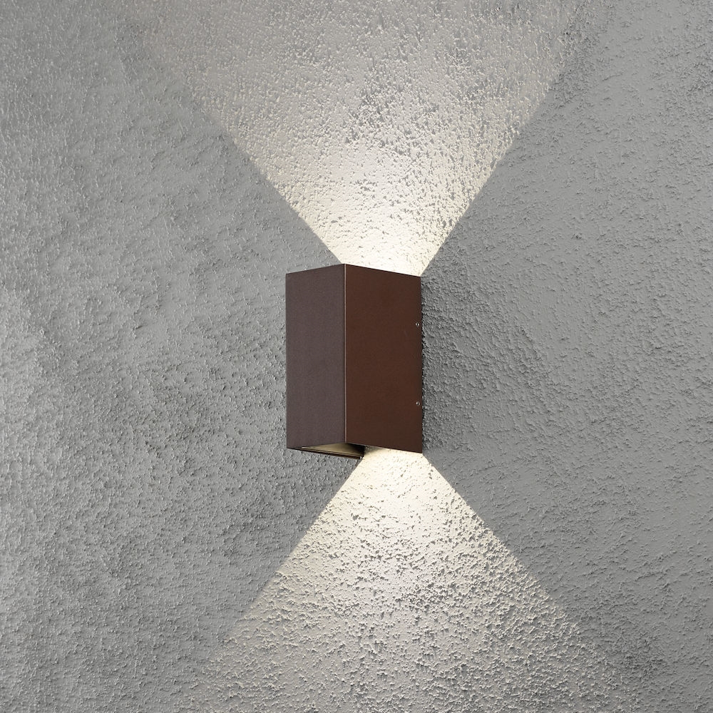Vägglykta Gnosjö Konstsmide Cremona 2x3W High Power LED