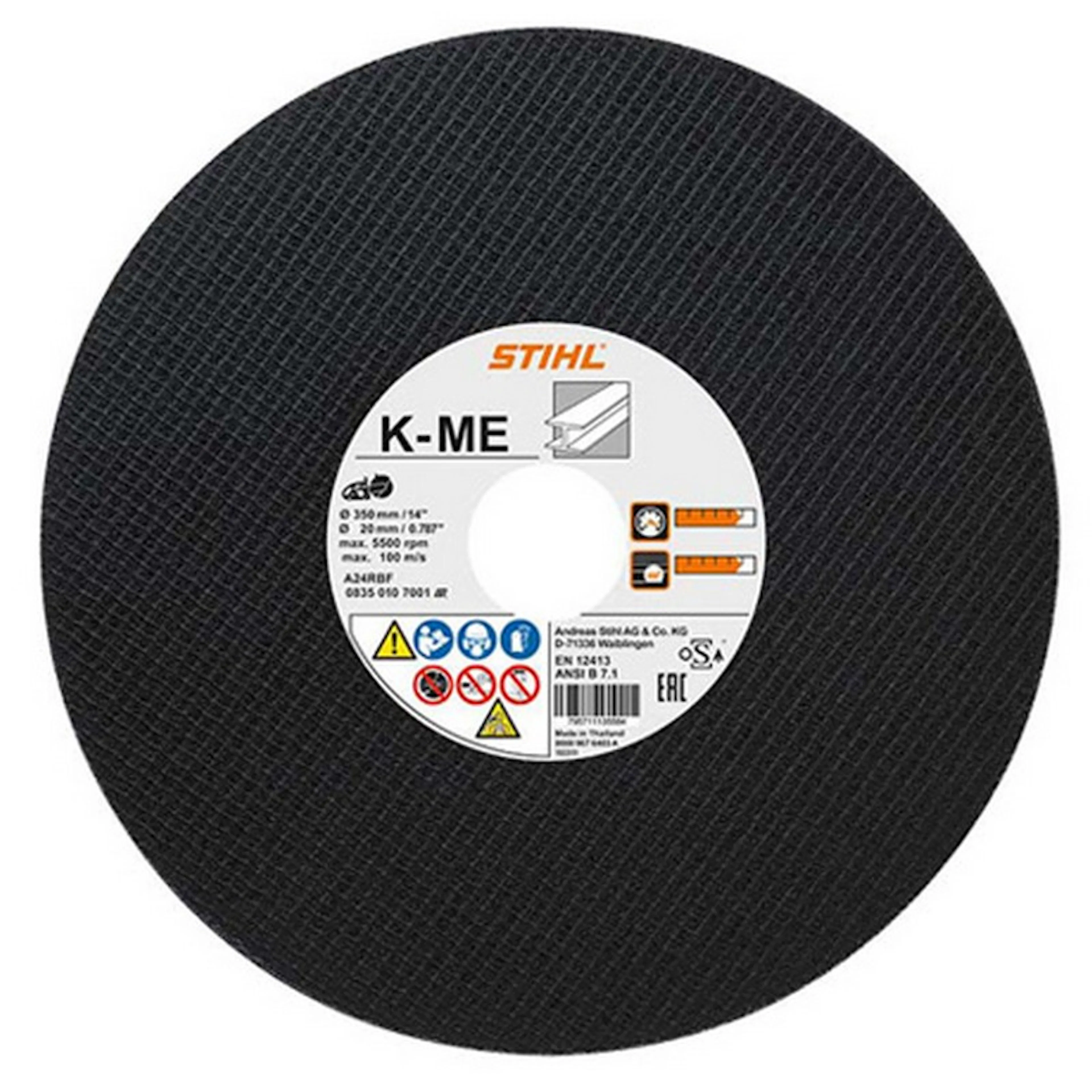 Kapskiva STIHL Stål Ø 350 mm K-ME