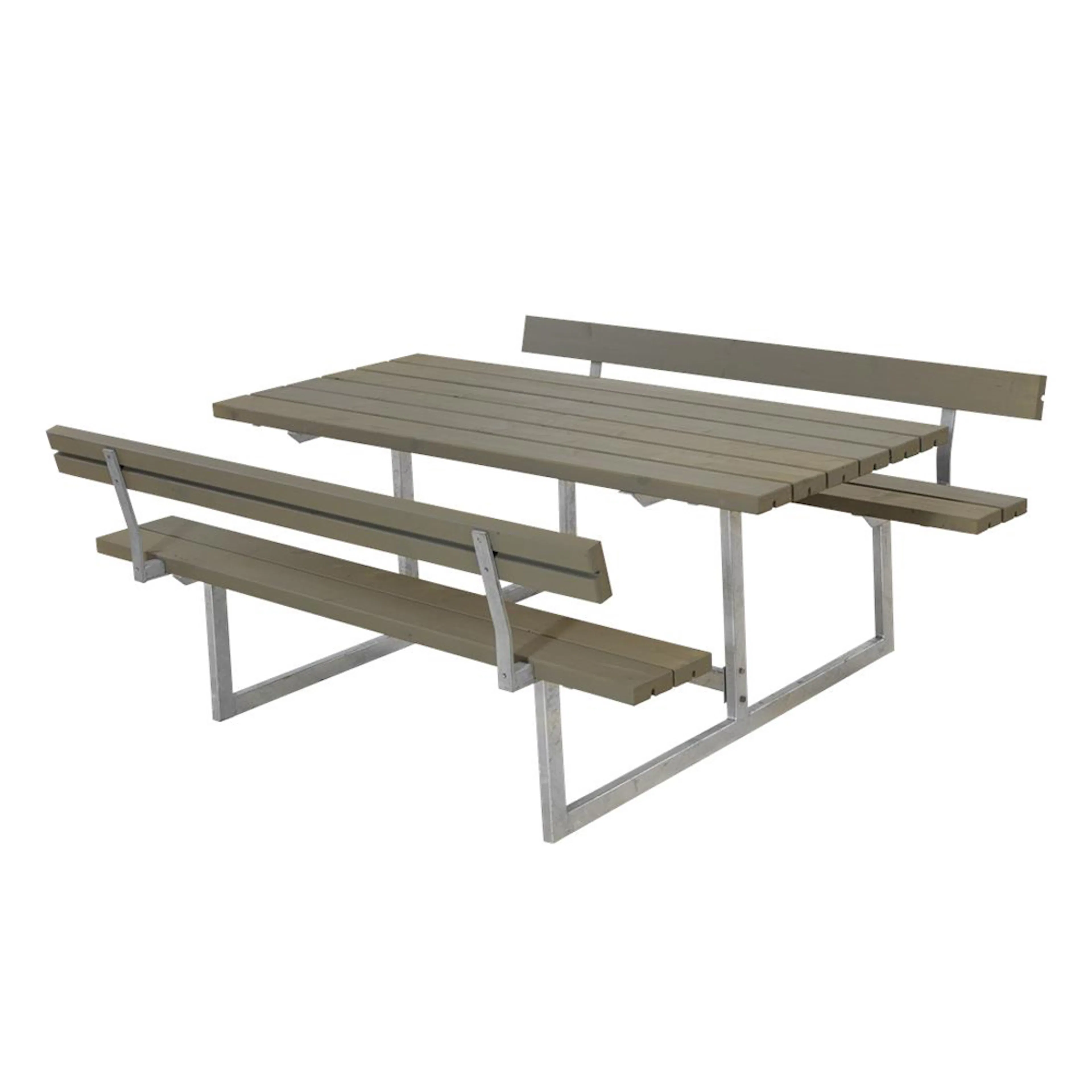 Picknickbord PLUS Basic Gråbrun Utomhus