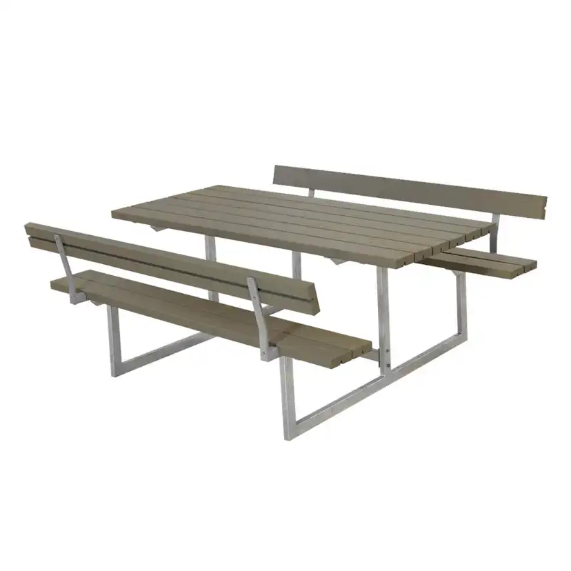 Picknickbord PLUS Basic Gråbrun Utomhus