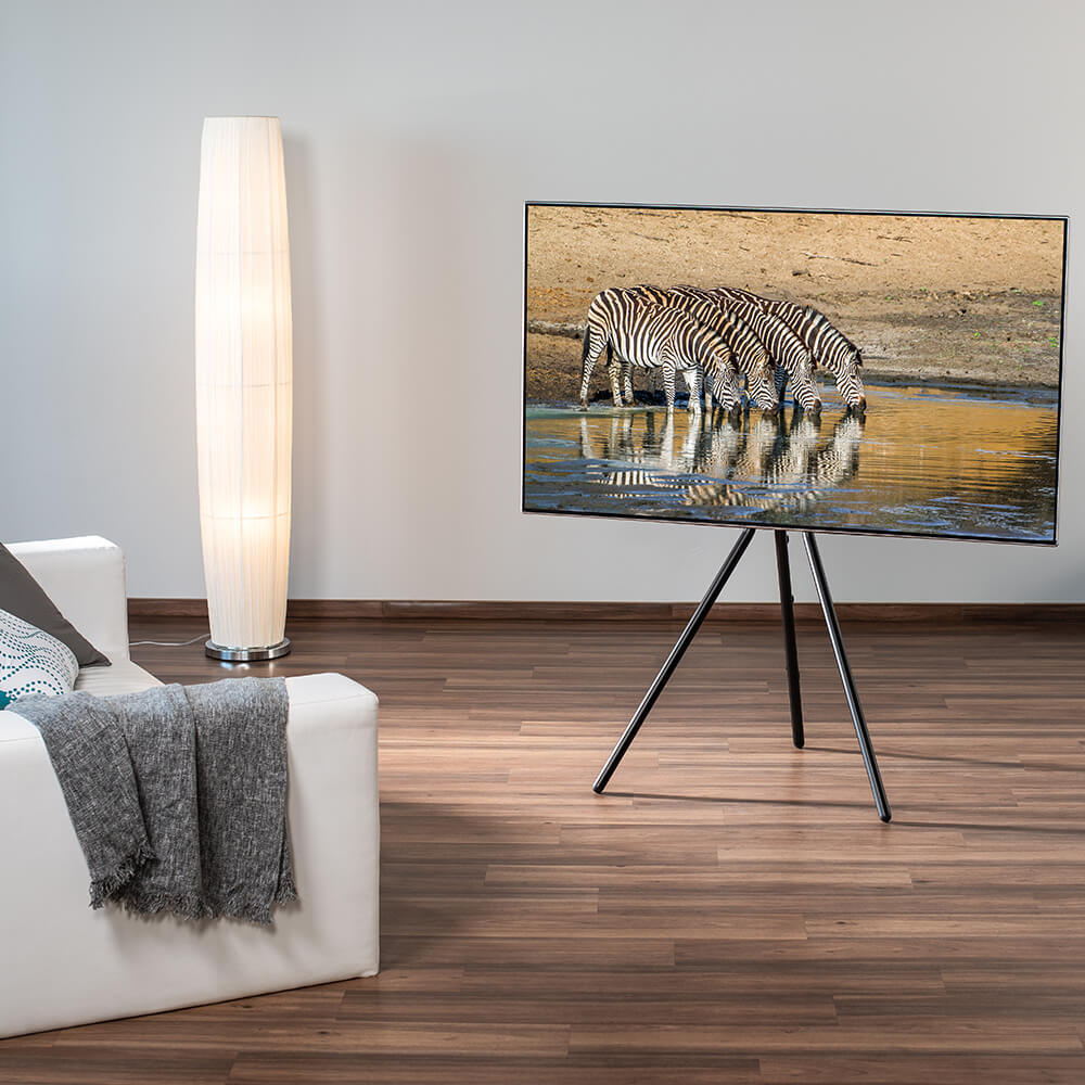 TV-Golvstativ Hama Upp Till 75 tum Svart