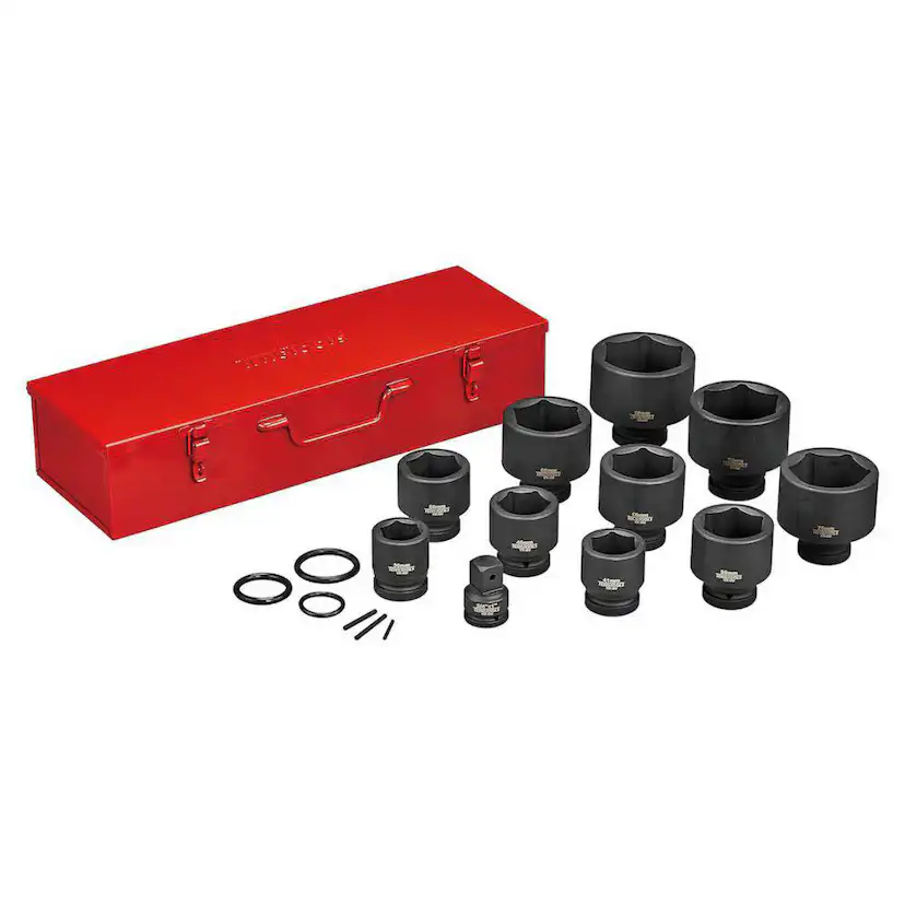 Krafthylssats Teng Tools 1 tum 36-80 mm