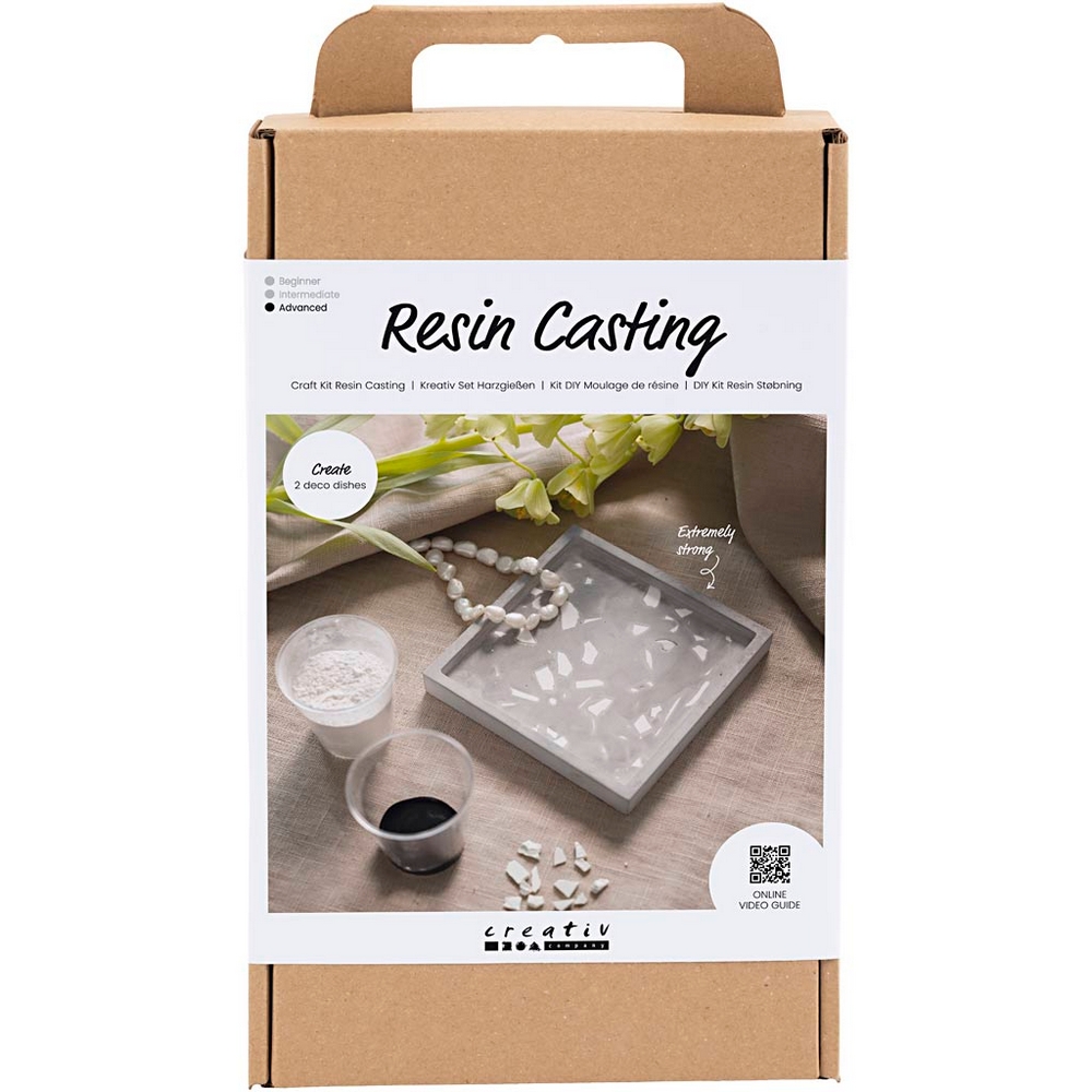 DIY-kit Creativ Company Resingjutning Bricka Terrazzo