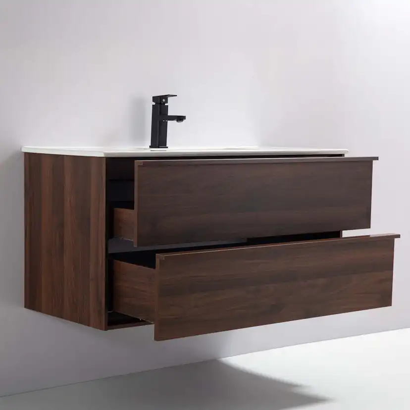 Tvättställsskåp Bathlife Charm med Tvättställ och Spegel Skina