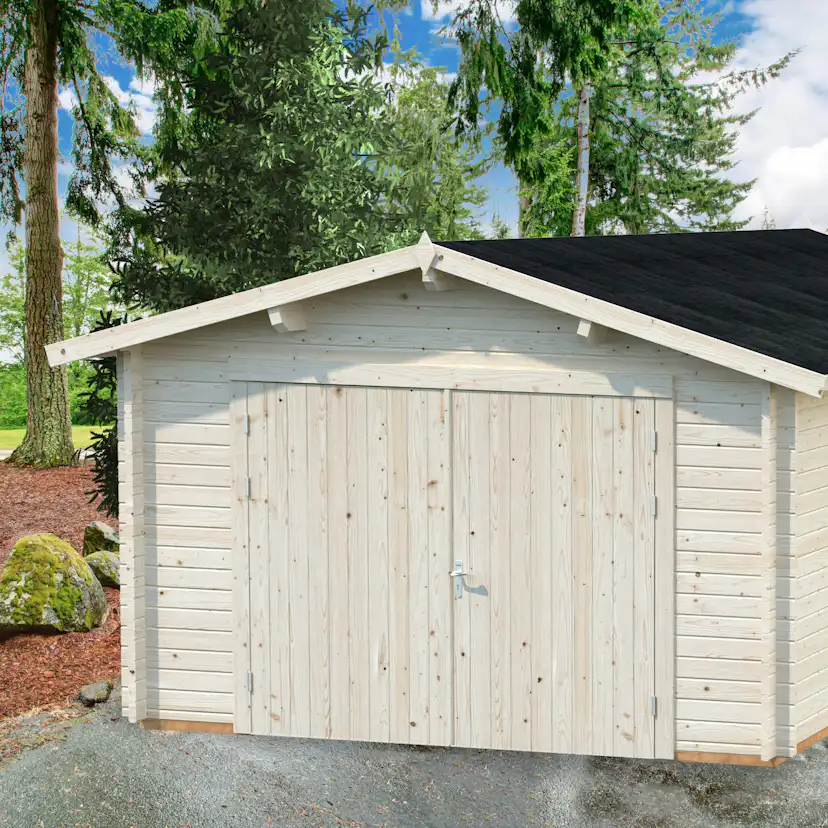 Garage Palmako Roger 19,0 m2 med Dörr