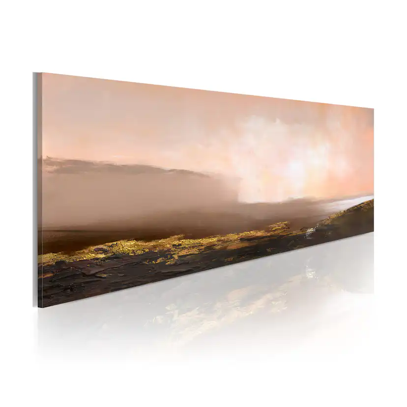 Handmålad Tavla Arkiio Seaside Morgon 100x40