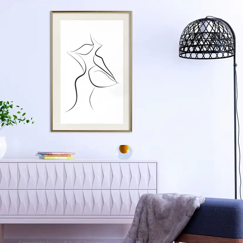 Poster Artgeist Affisch First Kiss
