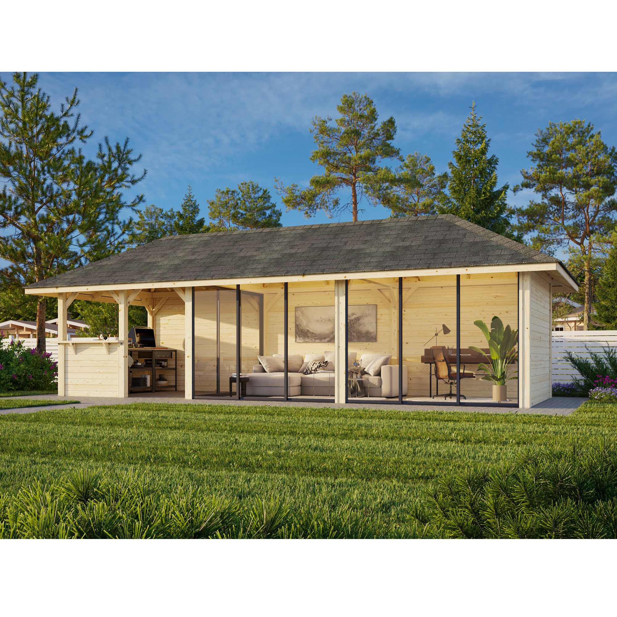 Uterum Palmako Bianca 24,9 m2 Set 219 Slide