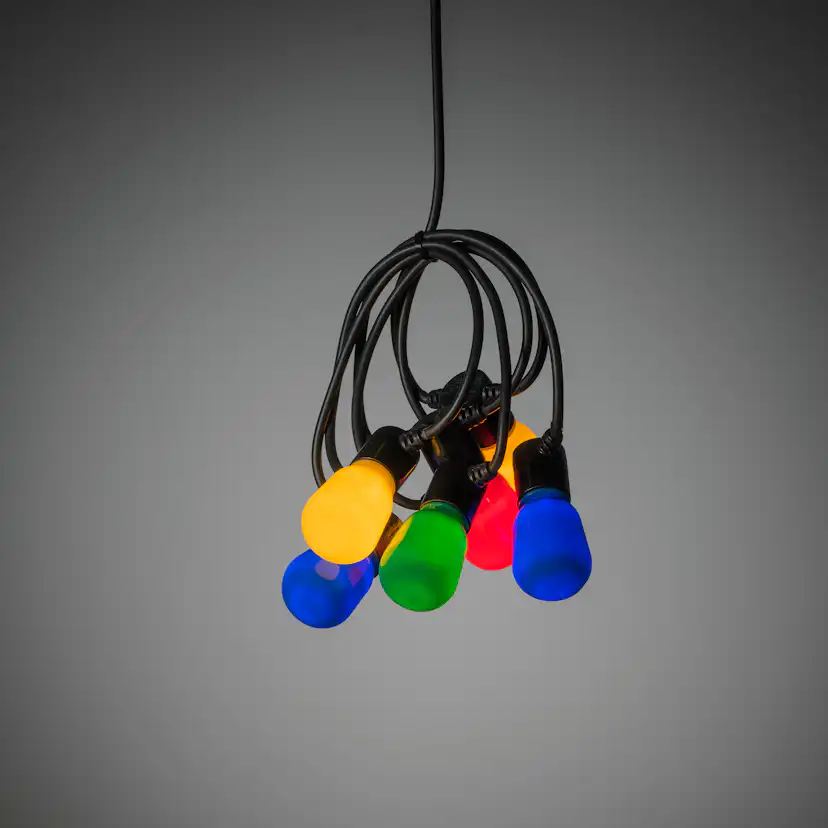 Ljusslinga Gnosjö Konstsmide Ovala lampor LED E14