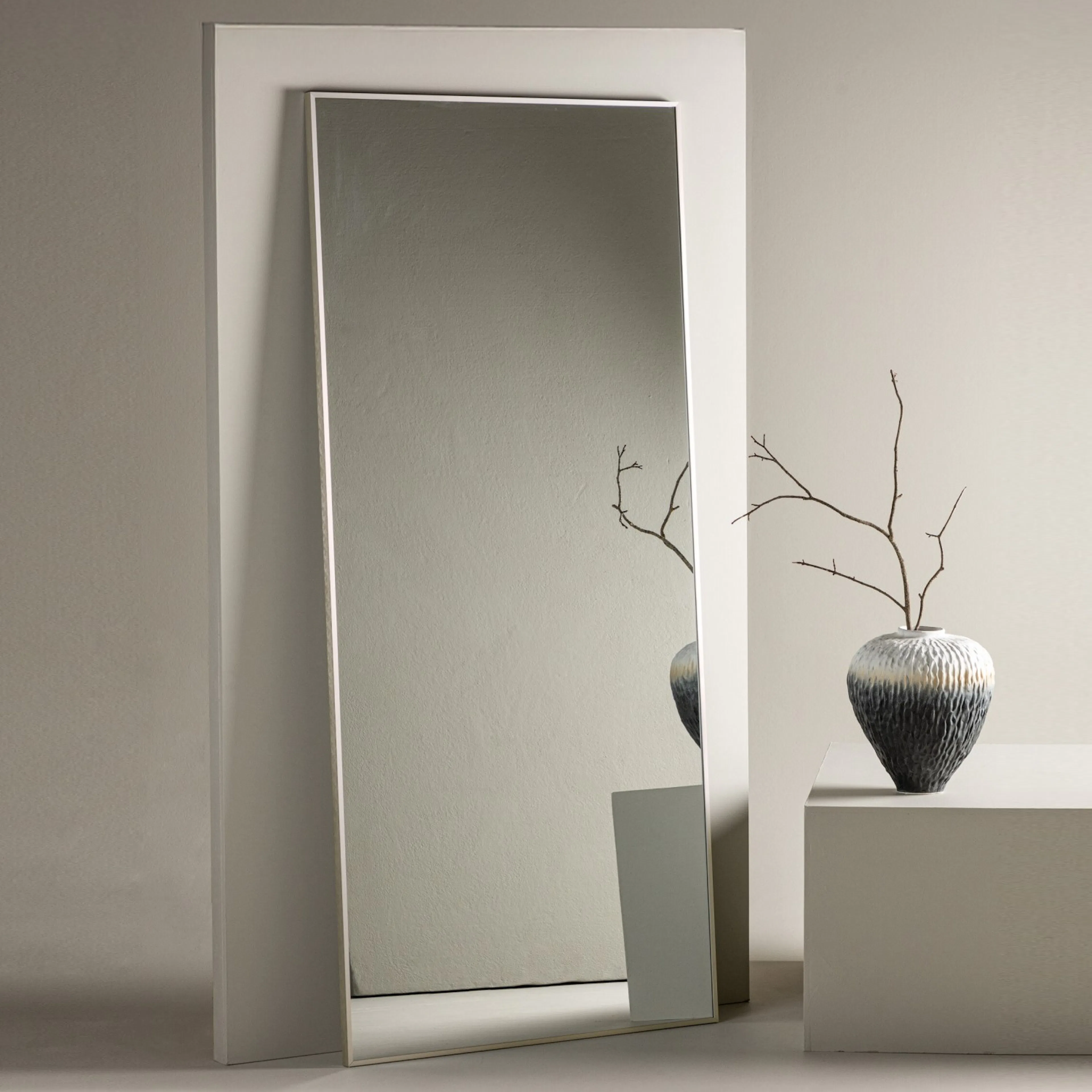 Orlando Mirror 85*190 cm - Beige / Beige