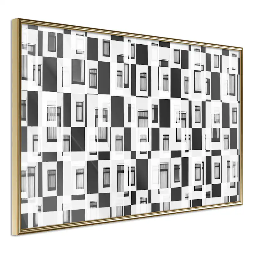 Poster Artgeist Affisch Abstract Windows
