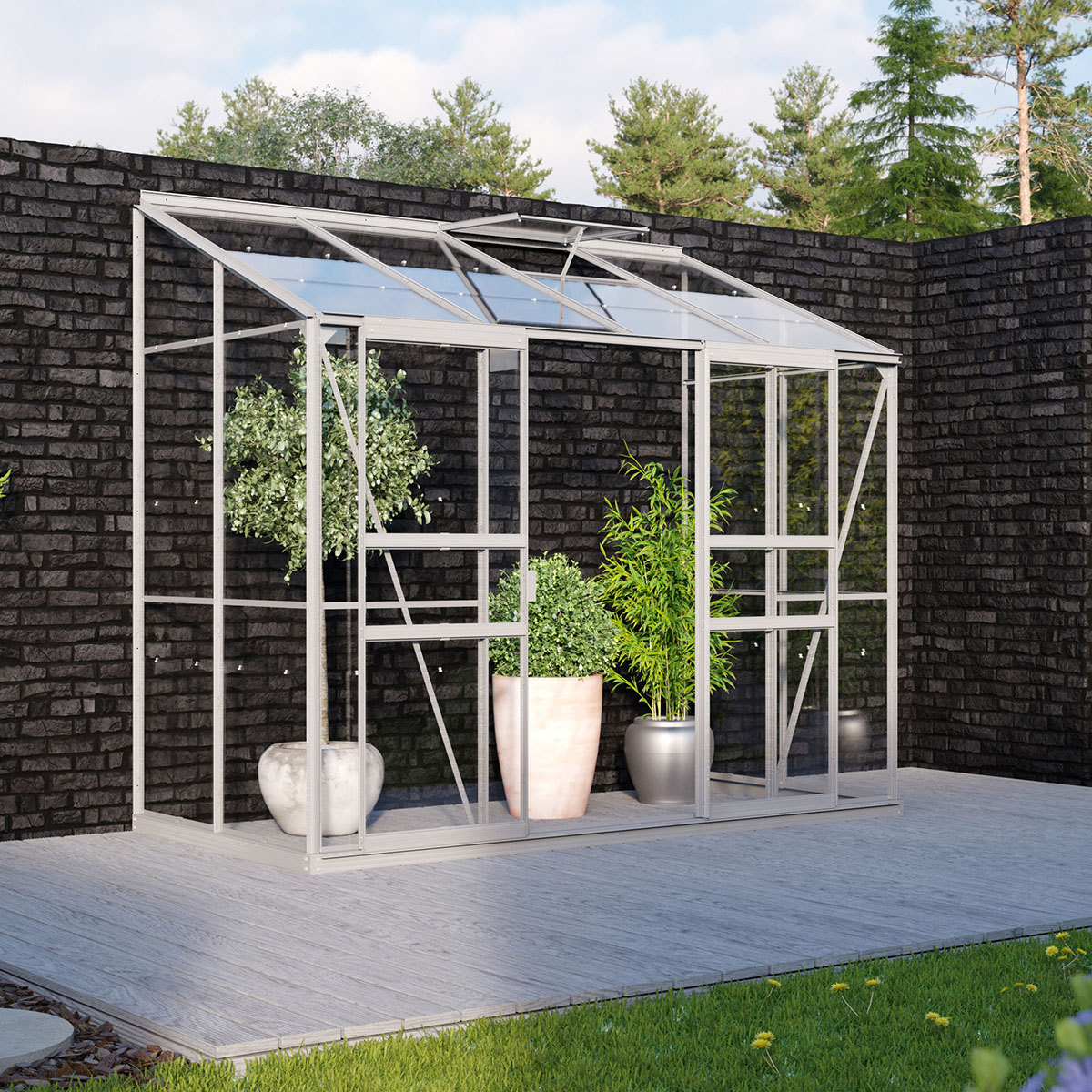 Växthus Vitavia Ida Vägg 3,3 kvm
