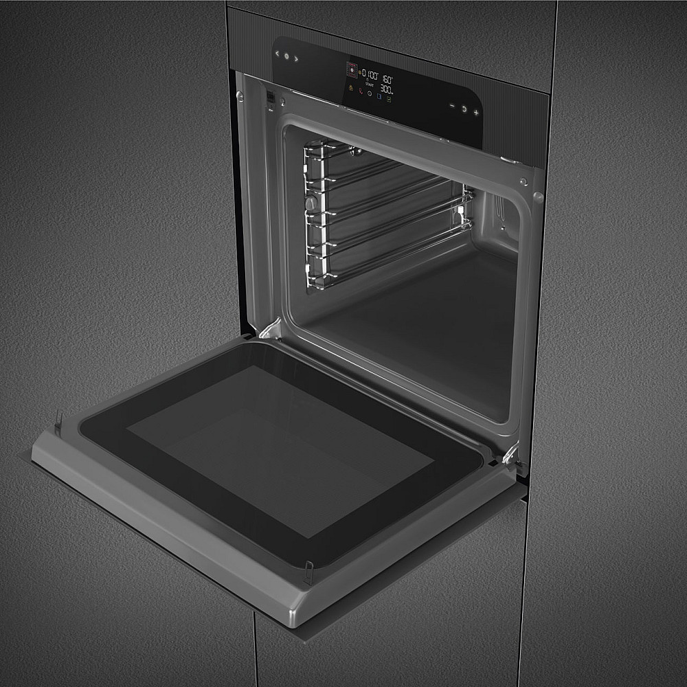 Kombiugn Smeg SO6202S3PB med Sous vide och ångfunktion Svart 60 cm
