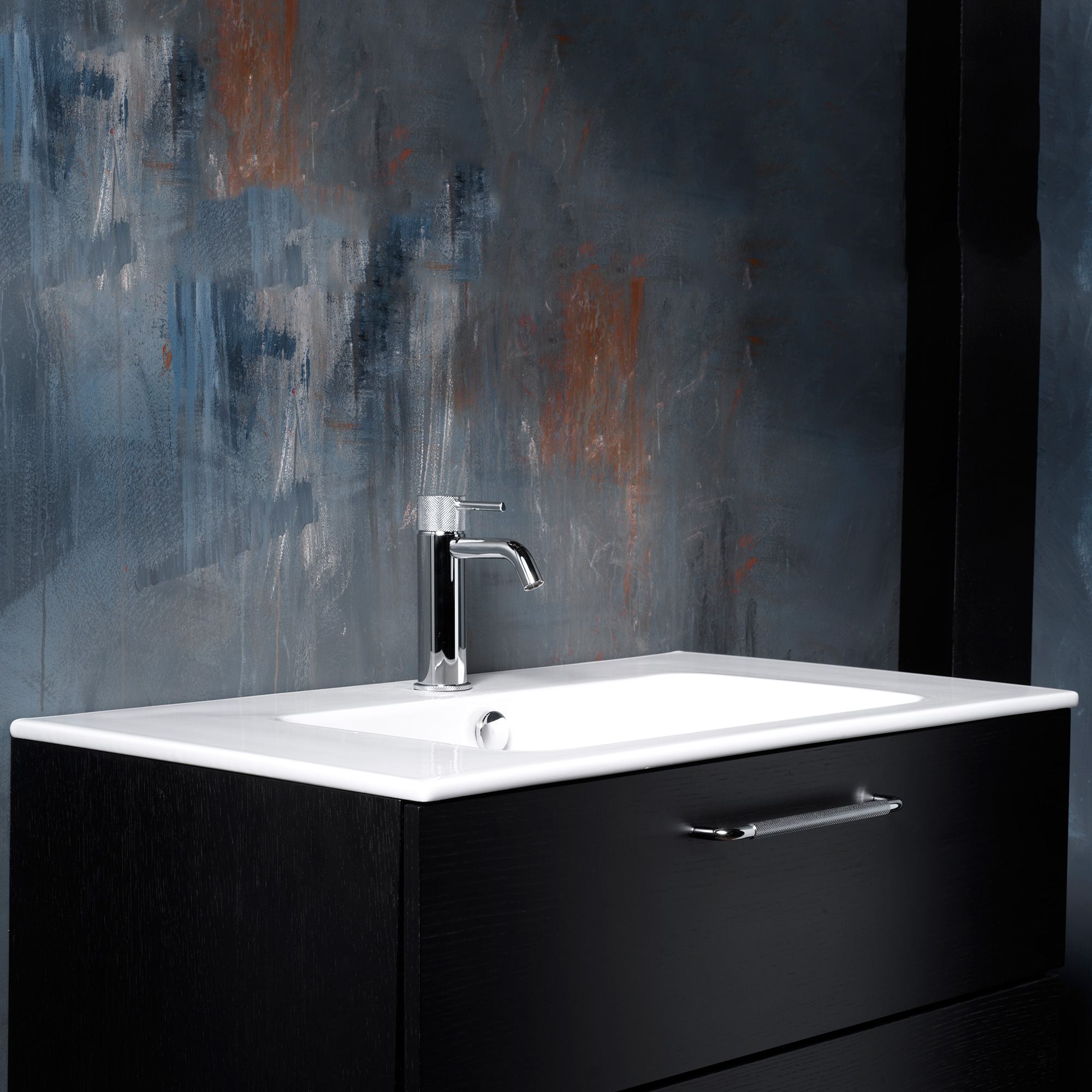 Crown Kom 100x45 Sv.Ek Psh L14 Bredd 1000 mm, Svart Ek, Push Open