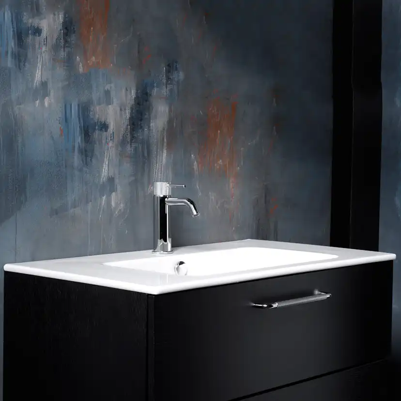 Crown Kom 100x45 Sv.Ek Psh L14 Bredd 1000 mm, Svart Ek, Push Open