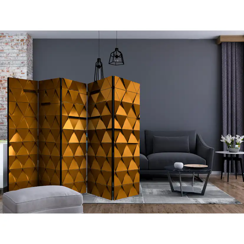 Rumsavdelare Skärmvägg Arkiio Golden Armour II 225x172 cm