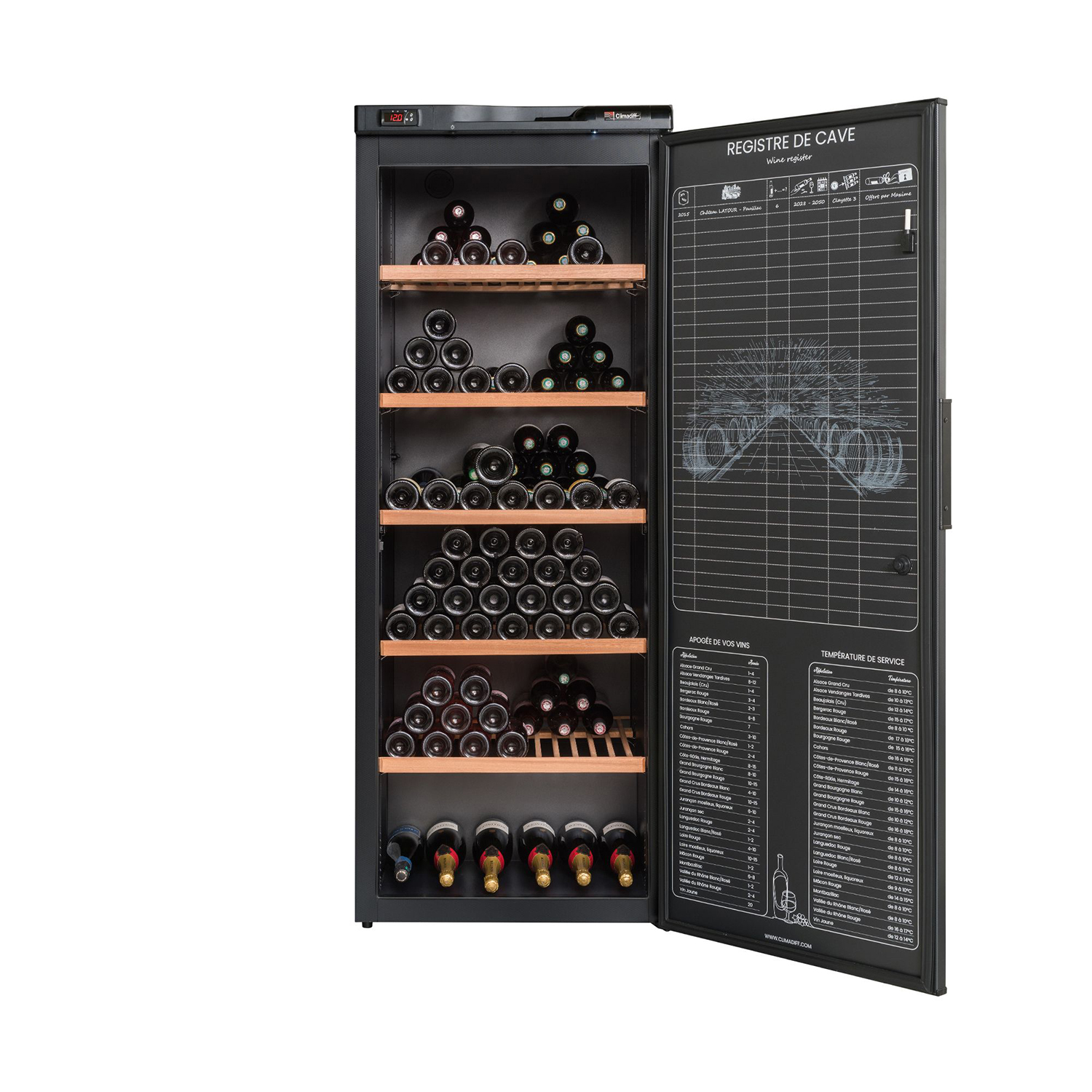 Climadiff RESERVE300XL vinlagringskåp