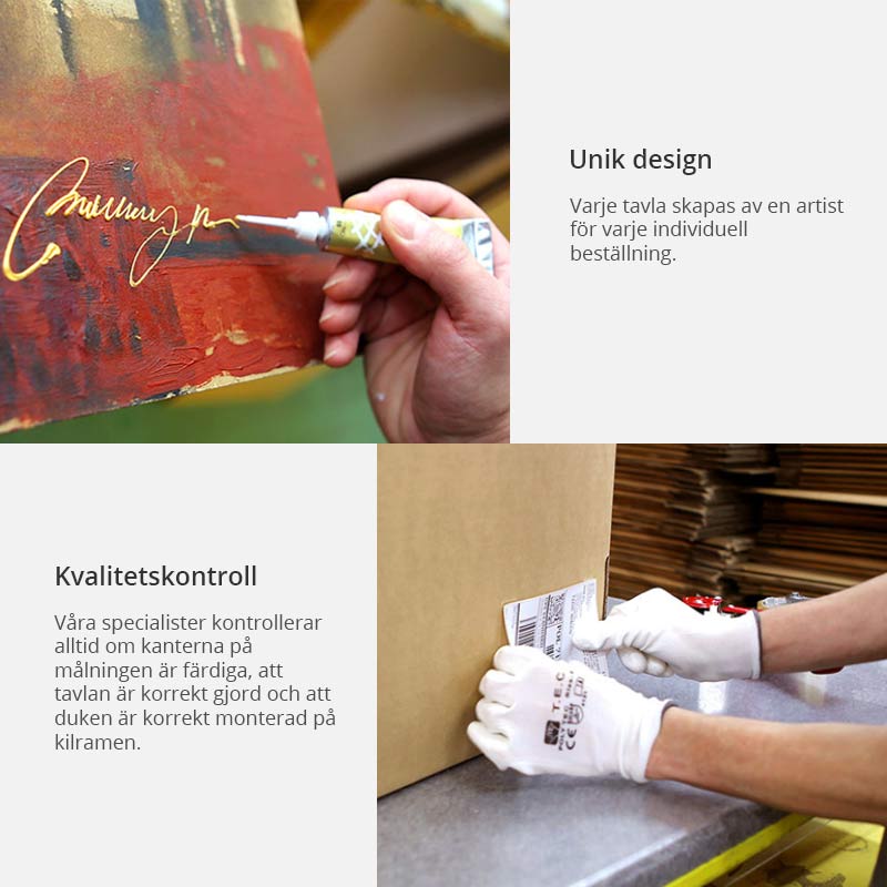 Handmålad Tavla Arkiio  Silver Machine