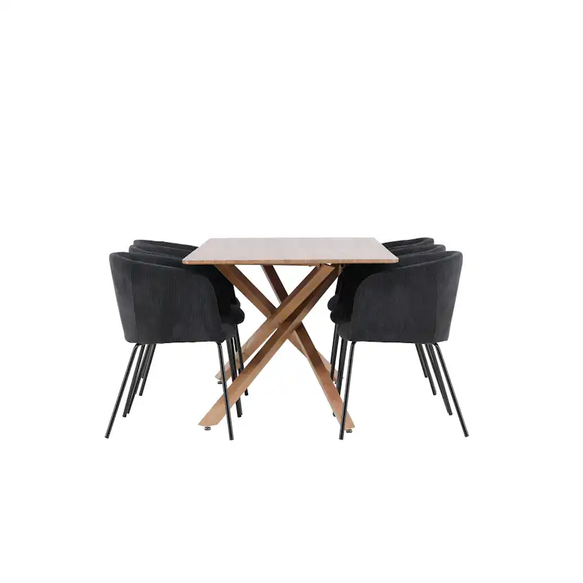Matgrupp Venture Home Piazza 180 med 6 st Berit Stolar