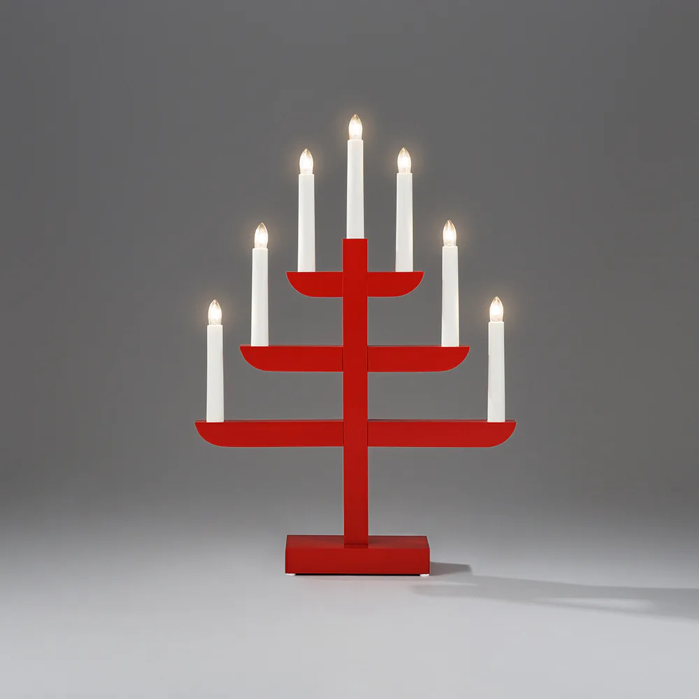 Adventsljusstake Gnosjö Konstsmide 7L på Fot H46