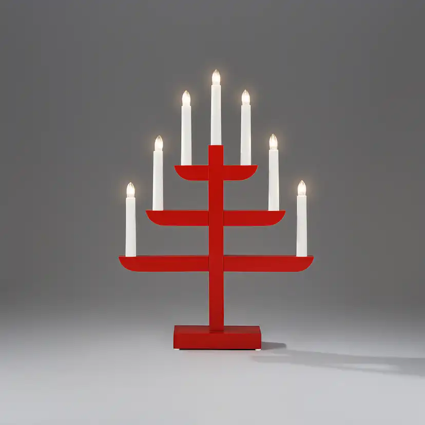 Adventsljusstake Gnosjö Konstsmide 7L på Fot H46